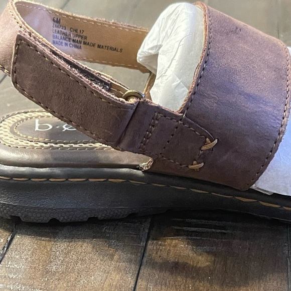 BOC women’s brown leather sling back sandal 6M - Picture 7 of 8